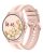 HUAKUA Smartwatch Mujer con Llamadas, 1,3″ Redonda Reloj Inteligente con Podómetro, Esfera de Reloj Personalizada, Monitor Sueño, Podómetro, Pulsómetro Pulsera Actividad para Android iOS